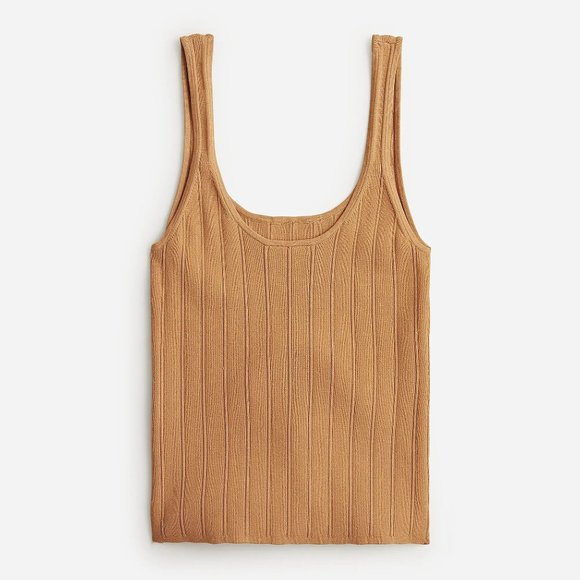 Size: M BN J.Crew Supersculpt scoopneck sweater-tank Size: M - Picture 4 of 7